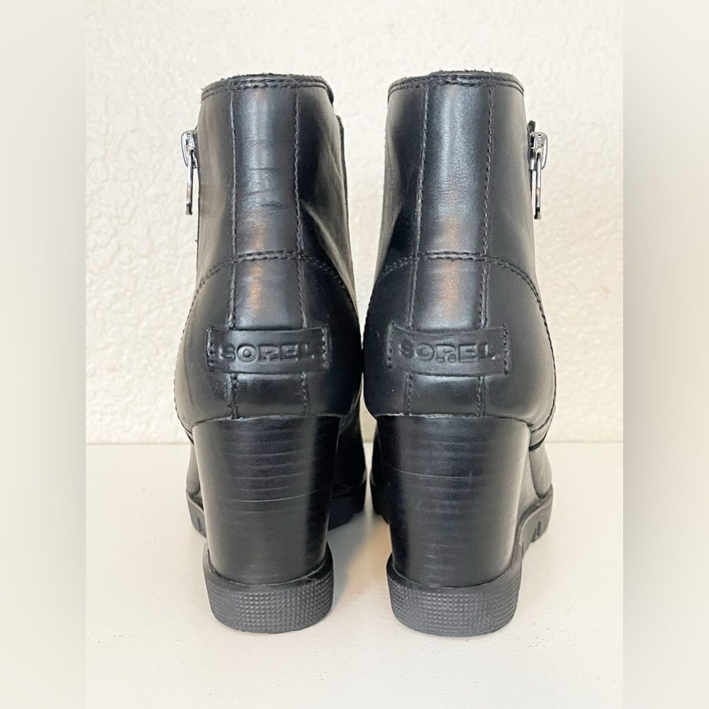 Sorel Women’s Joan Uptown Waterproof Zip Wedge Bootie size 9.5 - Picture 7 of 13